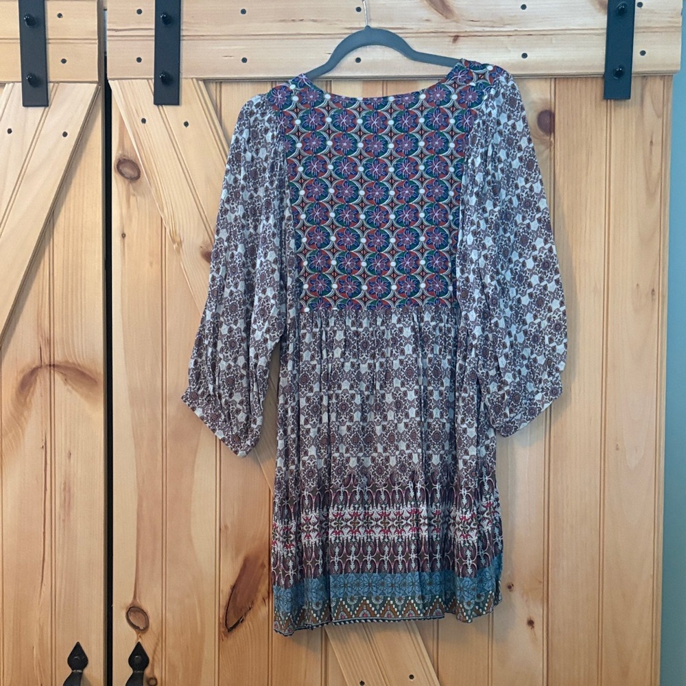 Umgee Multicolor Patterned Tunic - Picture 3 of 4
